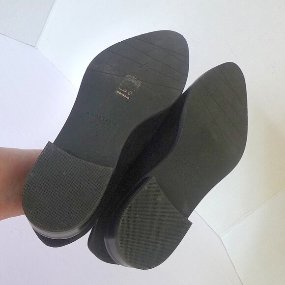 AQUATALIA Size 7.5 Golda Suede Loafer Flat ITALY - Picture 9 of 10